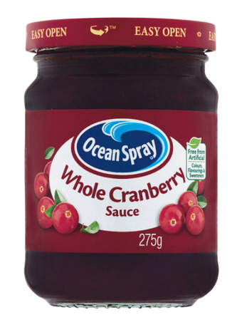 Woolworths Ocean spray cranberry sauce 275g offer