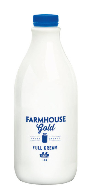 Pauls farmhouse gold milk 1.5 litre