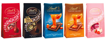 Woolworths Lindt gifting bags 80-125g offer