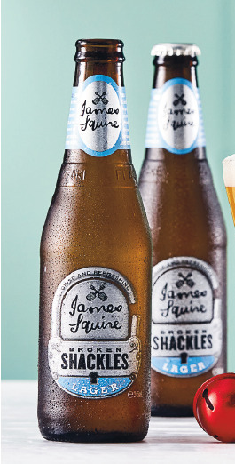 Woolworths James squire broken shackles lager 24x345ml offer