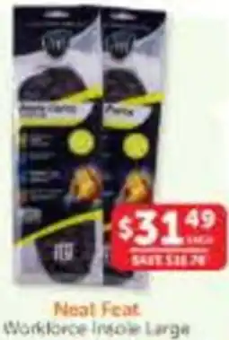 WHOLELIFE catalogue Neat Feat Work Force Insoles offer
