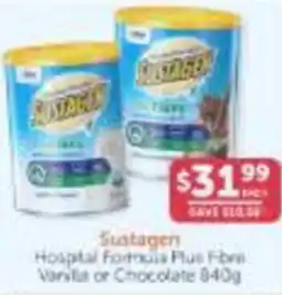WHOLELIFE catalogue Sustagen Hospital Formula Plus Fibre offer