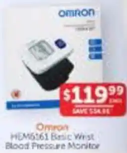 WHOLELIFE catalogue Omron Basic Wrist Blood Pressure Monitor offer