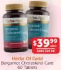 WHOLELIFE catalogue Herbs of Gold Bergamot Cholesterol Care offer