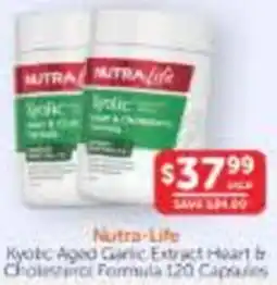 WHOLELIFE catalogue Nutra-Life Kyolic Aged Garlic Extract Heart & Cholesterol Formula offer
