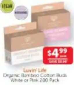 WHOLELIFE catalogue Luvin Life Organic Bamboo Cotton Buds offer
