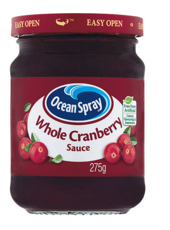 Woolworths Ocean spray cranberry sauce 275g offer