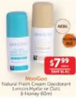 WHOLELIFE catalogue Moogoo Natural Fresh Cream Deodorant offer