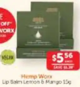 WHOLELIFE catalogue Hemp Work Lip Balm offer