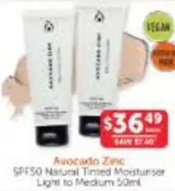 WHOLELIFE catalogue Avocado Zinc SPESO Natural Tinted Moisturiser offer