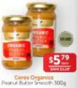 WHOLELIFE catalogue Ceres Organics Peanut Butter Smooth offer