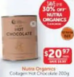 WHOLELIFE catalogue Nutra Organics Collagen Hot Chocolate offer