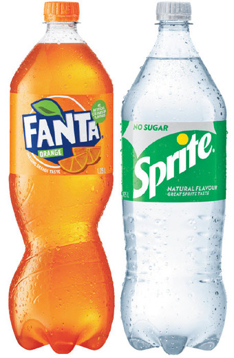 Woolworths Sprite or fanta soft drink 1.25 litre offer
