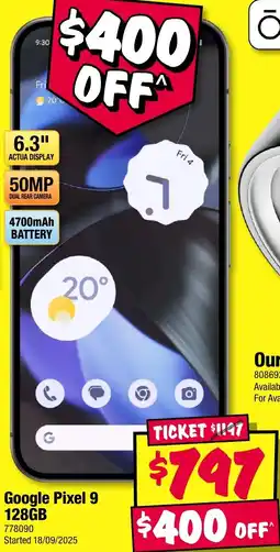 JB Hi-Fi Google Pixel 9 offer