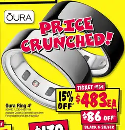 JB Hi-Fi Oura Ring 4+ offer