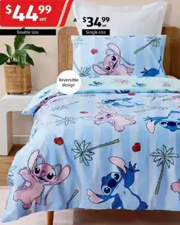 ALDI Children's Licensed Quilt Cover Set offer