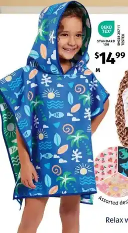 ALDI Children's Beach Poncho offer