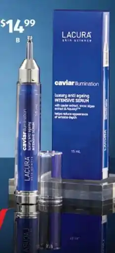 ALDI Lacura Skin Science Caviar Illumination Luxury Anti Ageing Intensive Serum offer