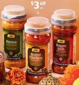 ALDI Asia Specialities Indian Simmer Sauce with Spice Cap offer