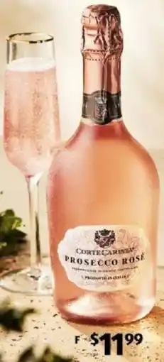 ALDI Corte Carista Prosecco Rosé DOC NV offer