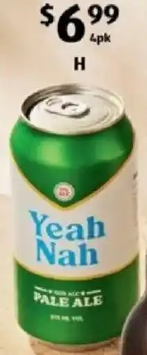 ALDI H Yeah Nah Non-Alcoholic Pale Ale offer