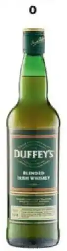 ALDI Duffey's Irish Whiskey offer