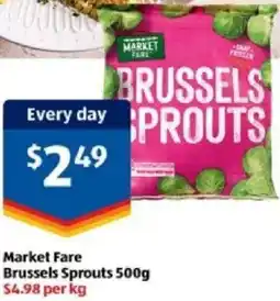 ALDI Market Fare Brussels Sprouts offer