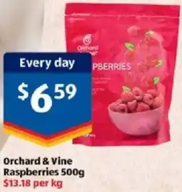 ALDI Orchard & Vine Raspberries offer