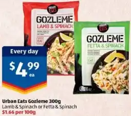 ALDI Urban Eats Gozleme offer