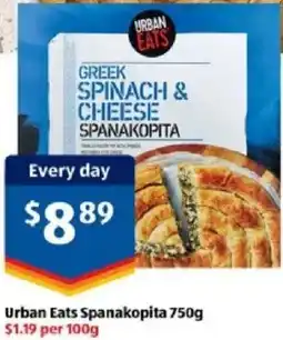 ALDI Urban Eats Spanakopita offer