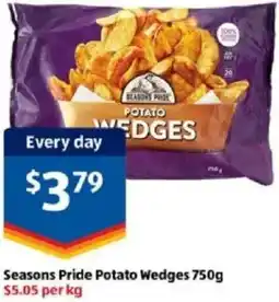 ALDI Seasons Pride Potato Wedges offer