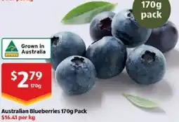 ALDI Australian Blueberries offer