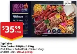 ALDI Top Table Slow Cooked BBQ Box offer