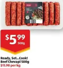 ALDI Ready, Set...Cook! Beef Chevapi offer