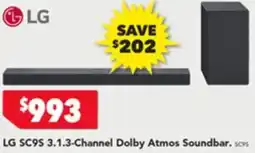 Harvey Norman LG 3.1.3-Channel Dolby Atmos Soundbar offer