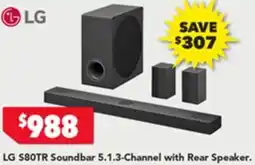 Harvey Norman LG Soundbar 5.1.3-Channel with Rear Speaker offer