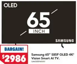Harvey Norman Samsung 65" OLED 4K Vision Smart Al TV offer