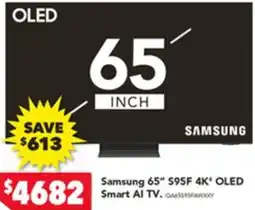 Harvey Norman Samsung 65" 4K OLED Smart AI TV offer
