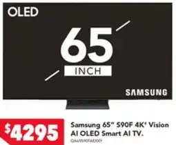 Harvey Norman Samsung 65" 4K Vision AI OLED Smart AI TV offer