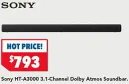 Harvey Norman Sony 3.1-Channel Dolby Atmos Soundbar offer