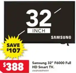 Harvey Norman Samsung 32" Full HD Smart TV offer