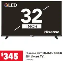 Harvey Norman Hisense 32" QLED 4K Smart TV offer