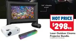 Harvey Norman Laser Outdoor Cinema Projector Bundle offer