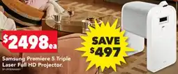 Harvey Norman Samsung Premiere 5 Triple Laser Full HD Projector offer