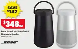 Harvey Norman Bose SoundLink Revolve+ II Bluetooth Speaker offer