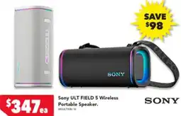 Harvey Norman Sony ULT FIELD 5 Wireless Portable Speaker offer