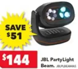 Harvey Norman JBL PartyLight Beam offer