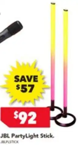 Harvey Norman JBL PartyLight Stick offer
