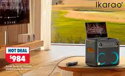 Harvey Norman Ikarao Break X2 Portable 600W Karaoke Machine offer
