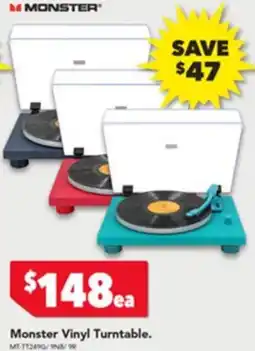 Harvey Norman Monster Vinyl Turntable offer